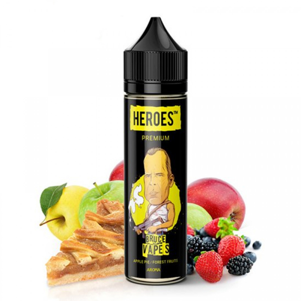 Příchuť ProVape Heroes Bruce Vapes - Jablečný koláč s lesním ovocem (20 ml)