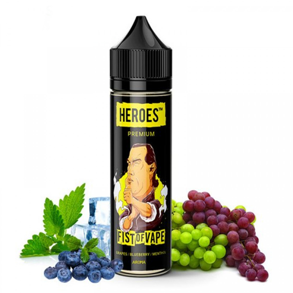 Př&iacute;chuť ProVape Heroes Fist Of Vape - Borůvky, hroznov&eacute; v&iacute;no, mentol (20 ml)