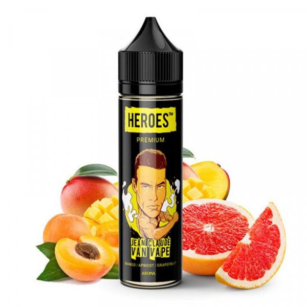 Příchuť ProVape Heroes Jean Claude Van Vape - Mango, meruňka, grep (20 ml)