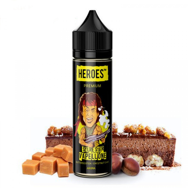 Příchuť ProVape Heroes Sylvester Vapellone - Kaštanový koláč s karamelem (20 ml)
