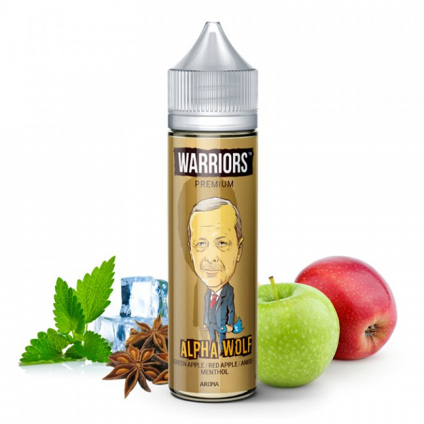 Příchuť ProVape Warriors Alpha Wolf - Zelené a červené jablko, anýz, mentol (20 ml)
