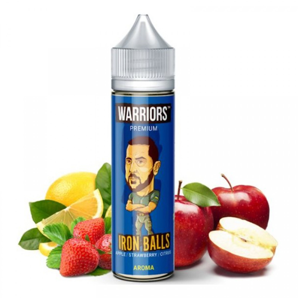 Příchuť ProVape Warriors Iron Balls - koktejl z jablka, jahod, citrusů (20 ml)