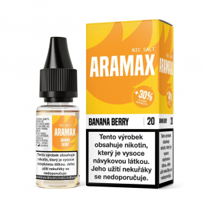 E-liquid Aramax Salt Banana Berry - Banán, bobule (10 ml)