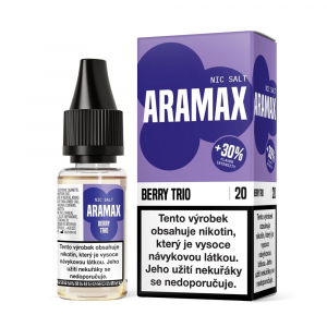 E-liquid Aramax Salt Berry Trio - Ostružina, jahoda, borůvka