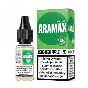 E-liquid Aramax Salt Redgreen Apple - Sladkokyselé jablko