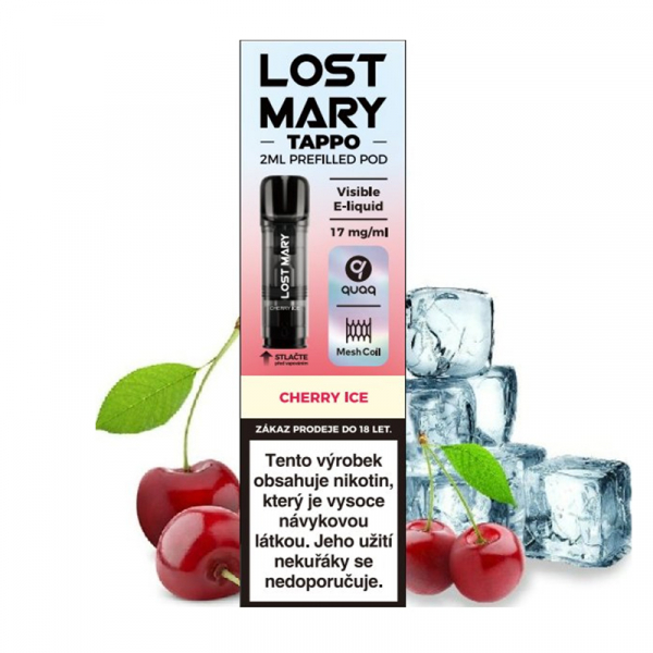 Lost Mary TAPPO Pods 1Pack předplněná cartridge Cherry Ice - Ledová třešeň (17 mg)