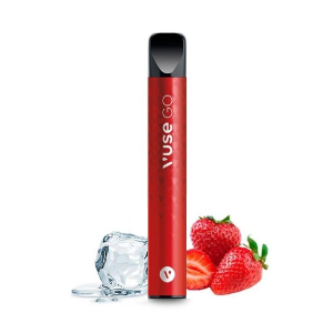 Vuse GO 700 Strawberry Ice jednorázová elektronická cigareta (Ledová jahoda) 20 mg
