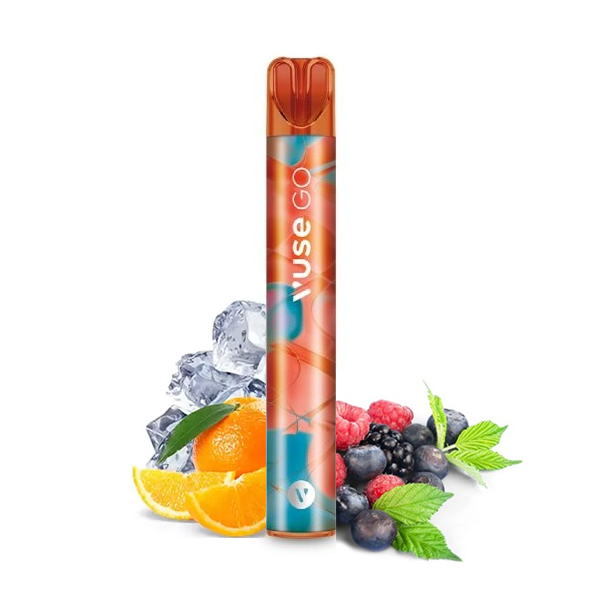 Vuse GO 700 Berry Orange Twist jednor&aacute;zov&aacute; elektronick&aacute; cigareta (Pomeranč, bobule) 20 mg