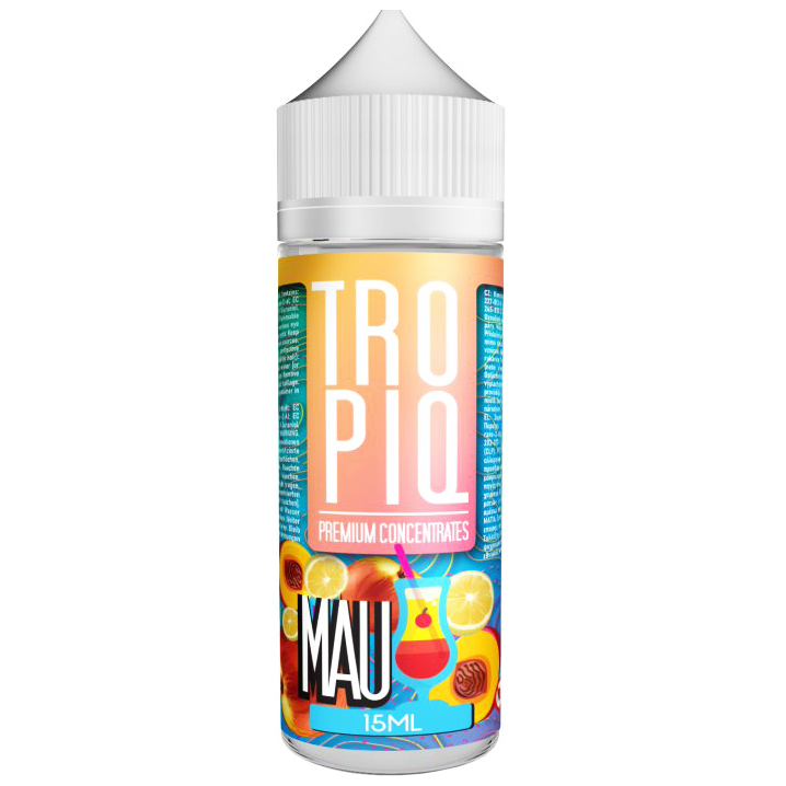 J Ropiq Příchuť TROPIQ Shake and Vape Mau - Zelený čaj, broskev, citrón (15 ml ...