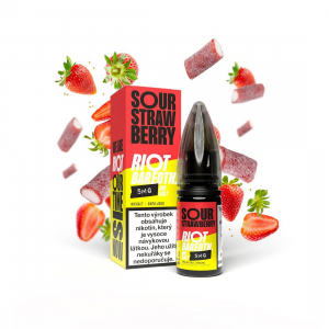 E-liquid Riot BAR EDTN Salt Sour Strawberry - Kyselá jahoda  (10 ml)