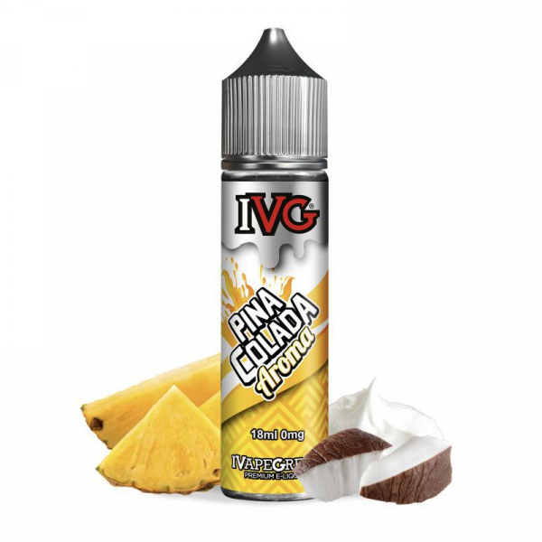 Příchuť IVG Pina Colada - Kokos, ananas, smetana (18 ml)