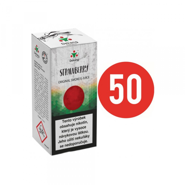 E-liquid Dekang FIFTY Strawberry - Jahoda (10 ml)