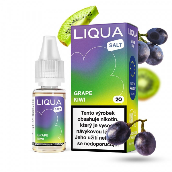 E-liquid LIQUA Salt Grape Kiwi - Hroznové víno, kiwi (10 ml)