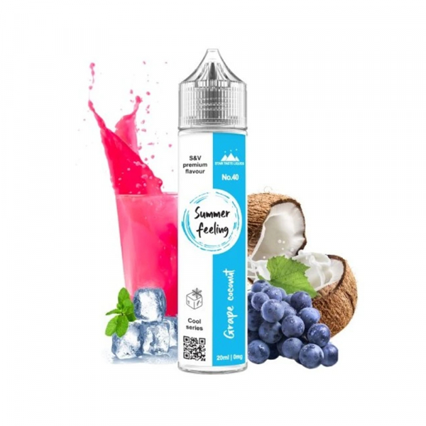 Př&iacute;chuť Summer Feeling Grape Coconut - Kokos, hroznov&eacute; v&iacute;no