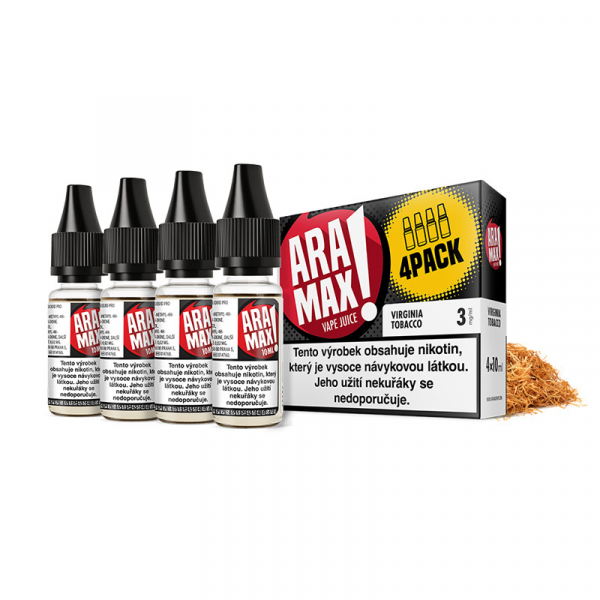 E-liquid Aramax Virginia Tobacco - Virginský tabák (4x10ml)