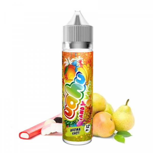 Příchuť UAHU Shake and Vape  Candy Vandy - Banán, ananas, hruška (12 ml)