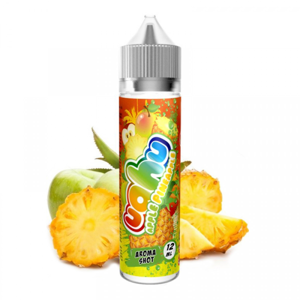 Příchuť UAHU Shake and Vape  Apple Pineapple - Jablko, ananas (12 ml)