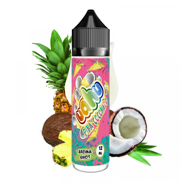 Příchuť UAHU Shake and Vape Pina Coconado - Ananas, kokos  (12 ml)