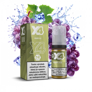 E-liquid X4 Bar Salt Grape Ice - Ledové hroznové víno
