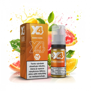 E-liquid X4 Bar Salt Mango Guava - Mango, guava