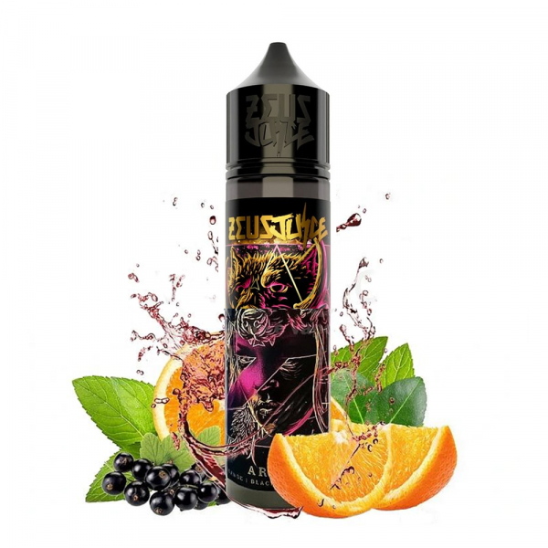 Příchuť Zeus Juice Artemis - Pomeranč, černý rybíz, mentol