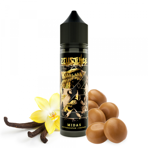 Příchuť Zeus Juice Midas - Karamelky, vanilkový krém