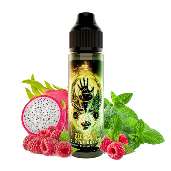 Příchuť Zeus Juice Mortals Double Dragon - Dračí ovoce, malina, mentol