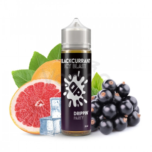 Příchuť Drippin Party Blackcurrant Icy Blast - Černý rybíz, grapefruit