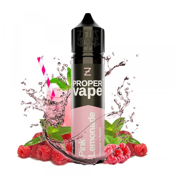 Příchuť Zeus Juice Proper Vape Pink Lemonade - Malinová limonáda