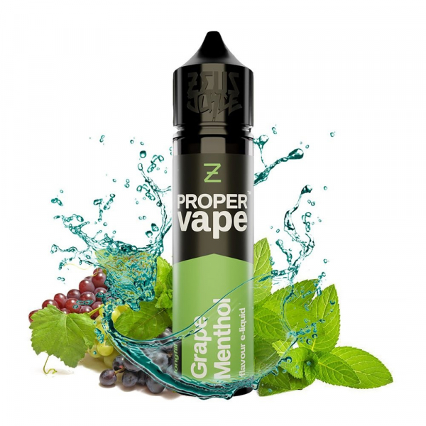 Příchuť Zeus Juice Proper Vape Grape Menthol - Hroznové víno s mentolem