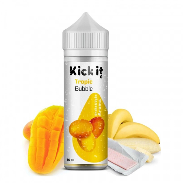 Příchuť Kick it Tropic Bubble - Mango, banán, žvýkačka