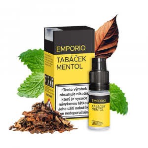 E-liquid Emporio Tabáček Mentol (10 ml)
