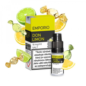 E-liquid Emporio SALT Don Limon - Limetka, hroznové víno, agáve (10 ml)