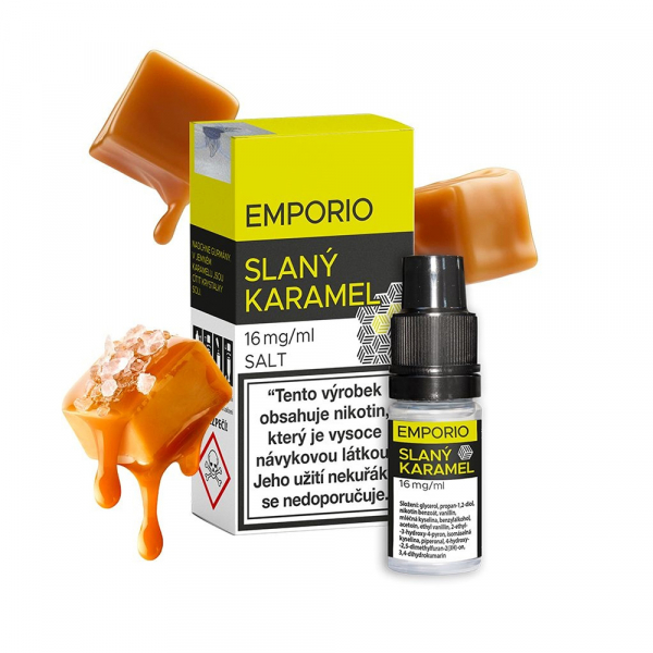 E-liquid Emporio SALT Slaný karamel (10 ml)