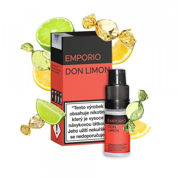 E-liquid Emporio Don Limon - Limetka, hroznové víno, agáve l (10 ml)