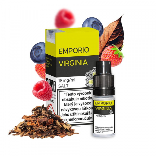 E-liquid Emporio SALT Virginia - Tabák s ovocnými tóny (10 ml)