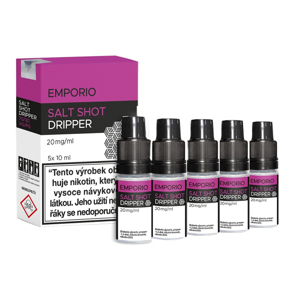 Booster Emporio SALT SHOT Dripper 5x10ml (20 mg)