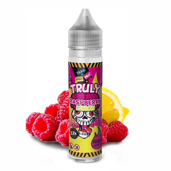 Příchuť Chill Pill Shake and Vape Truly Raspberry Lemon - Malina, citrón