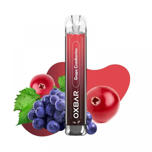 OXVA Oxbar C800 jednorázová elektronická cigareta Grape Cranberries - Hroznové víno, brusinka