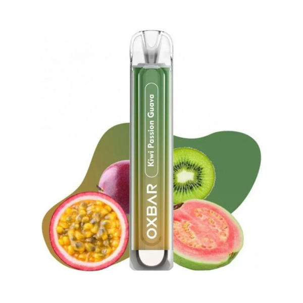 OXVA Oxbar C800 jednorázová elektronická cigareta Kiwi Passion Guava - Kiwi, marakuja, guava