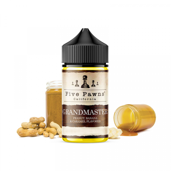 Příchuť Five Pawns Original Grandmaster - Arašídové máslo, karamel, banánový krém