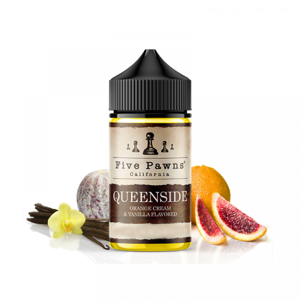 Příchuť Five Pawns Original Queenside - Červený pomeranč, bavorský krém, vanilka