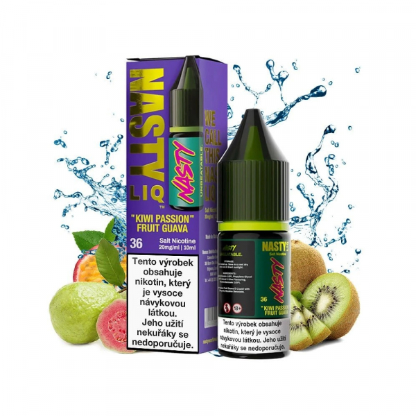 E-liquid Nasty Liq Salt Kiwi Passion Fruit Guava - Kiwi, marakuja, guava
