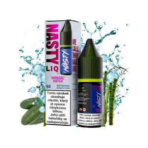 E-liquid Nasty Liq Salt Mineral Water - Bambus, okurka, mix minerálů