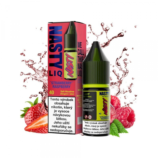 E-liquid Nasty Liq Salt Strawberry Raspberry - Jahoda, malina