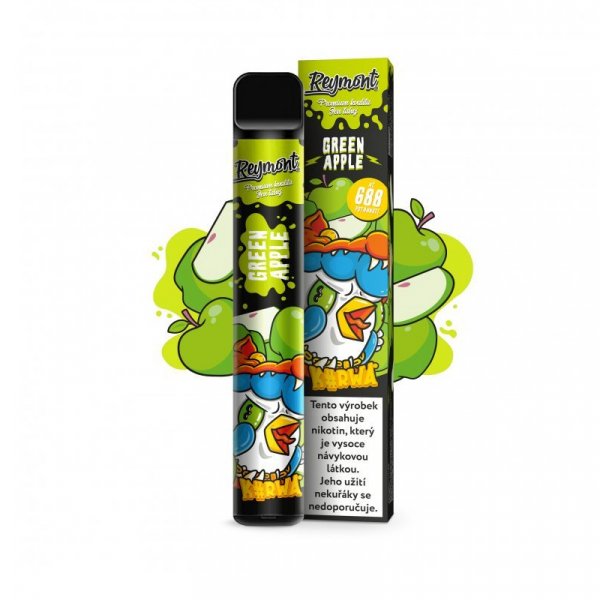 Kurwa Reymont jednor&aacute;zov&aacute; elektronick&aacute; cigareta Green Apple - Zelen&eacute; jablko