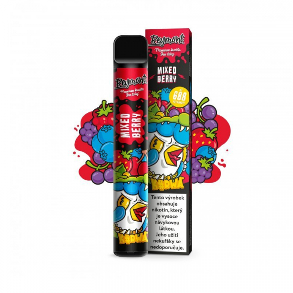 Kurwa Reymont jednor&aacute;zov&aacute; elektronick&aacute; cigareta Mixed Berry - Lesn&iacute; ovoce