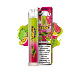 Kurwa Collection jednorázová elektronická cigareta Kiwi Passion Fruit Guava - Kiwi, marakuja, guava