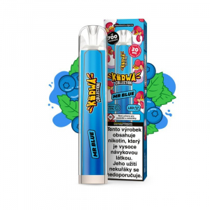 Kurwa Collection jednorázová elektronická cigareta Mr Blue - Ledová borůvka