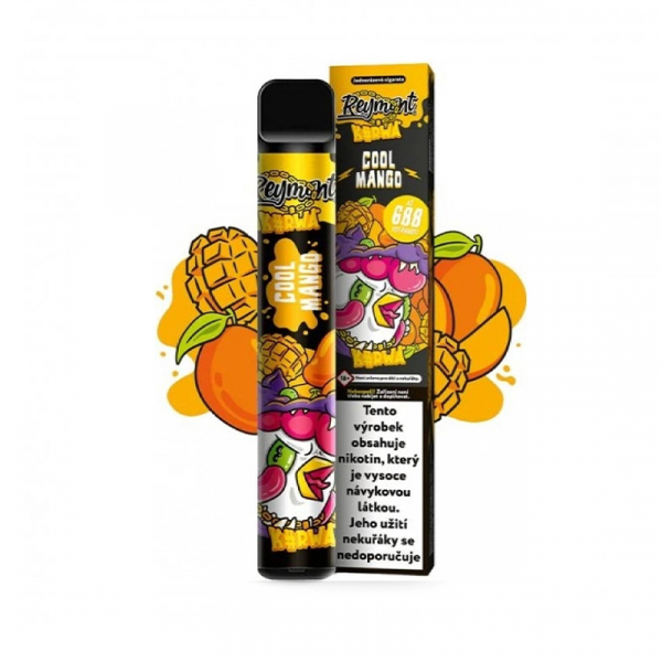 Kurwa Reymont jednorázová elektronická cigareta Cool Mango - Ledové mango